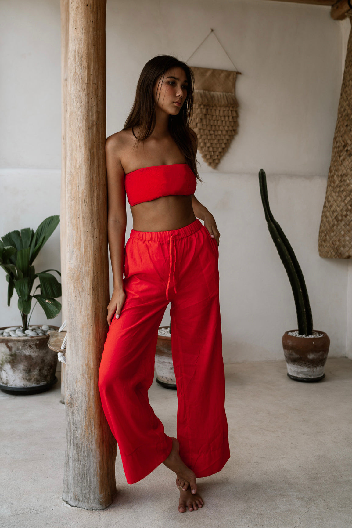 Fiji Pant - Red